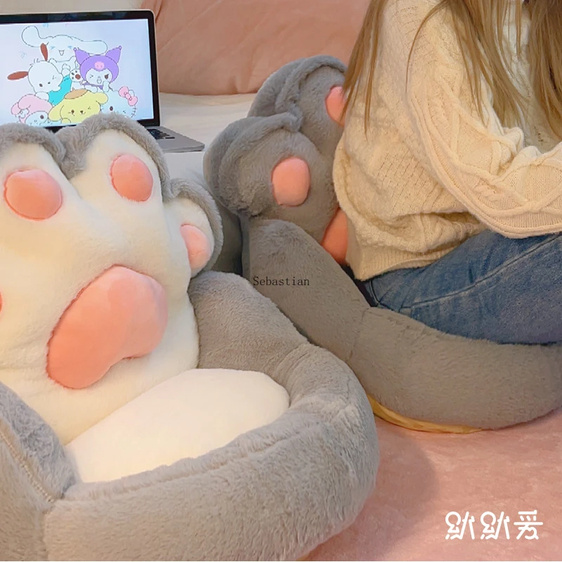 Cat Claw Lazy Little Sofa Bedroom Female Tatami Single Chair Human Dog Nest Window Cartoon Floor Cushion Dol