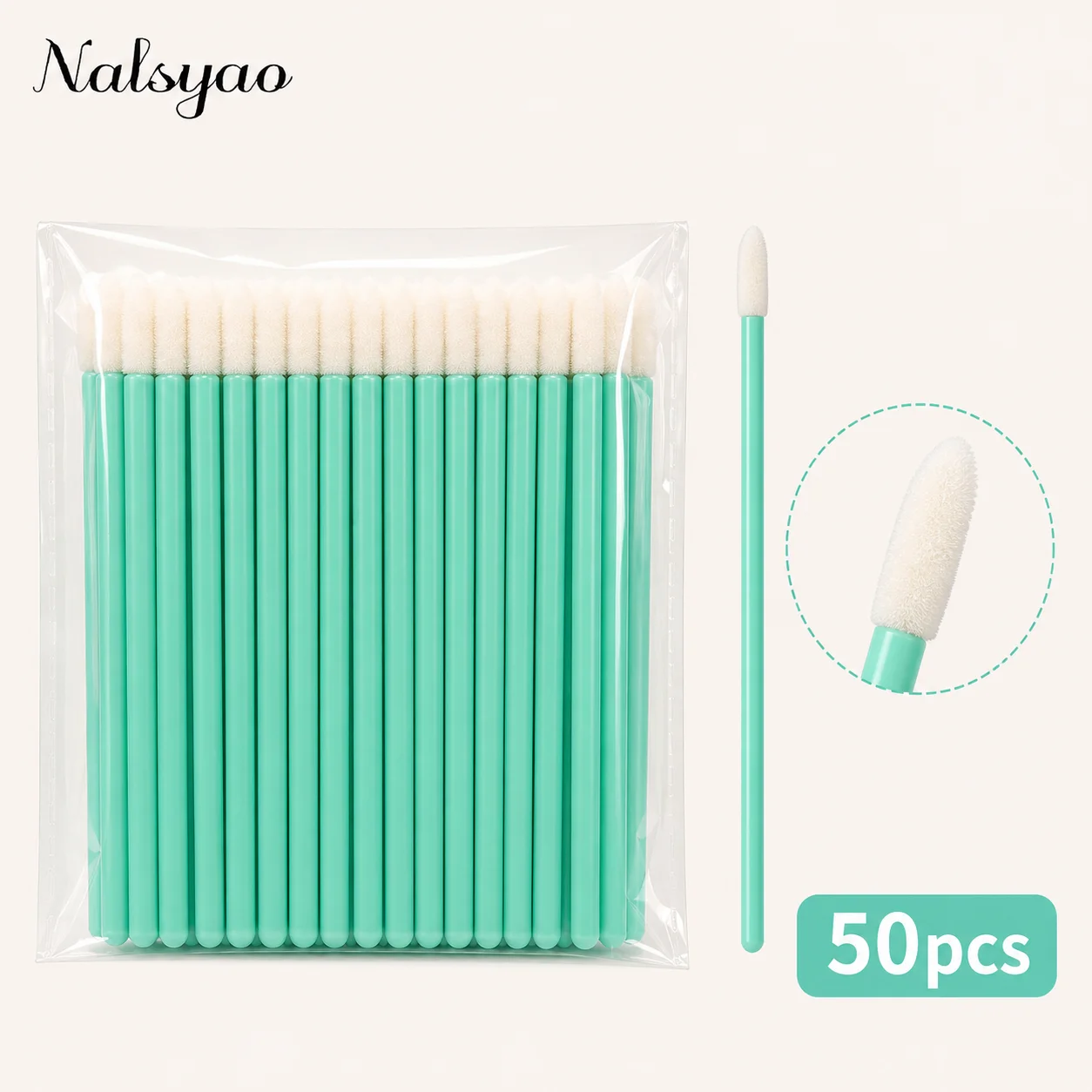 50/500PCS Disposable Lip Brush - огляд і ціна Eyelash Extension Eyeliner