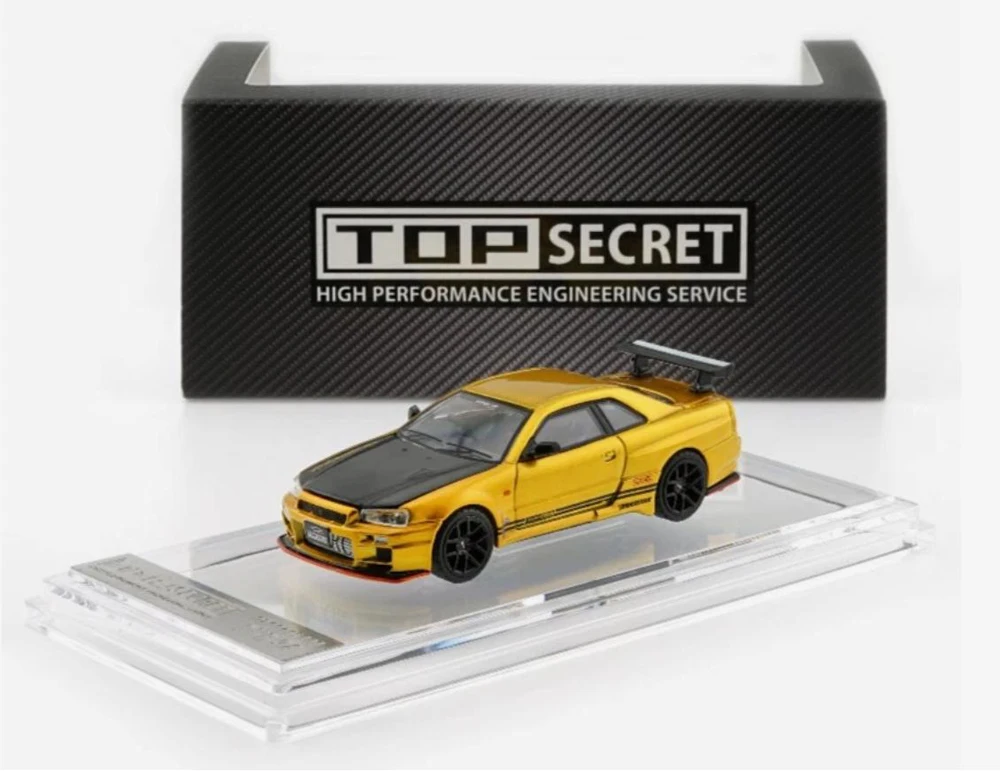 新しい-2026-bmc-1-64-トップシークレット-bnr34-特別版-bm-creations-シミュレーションモデル-コレクションギフト用