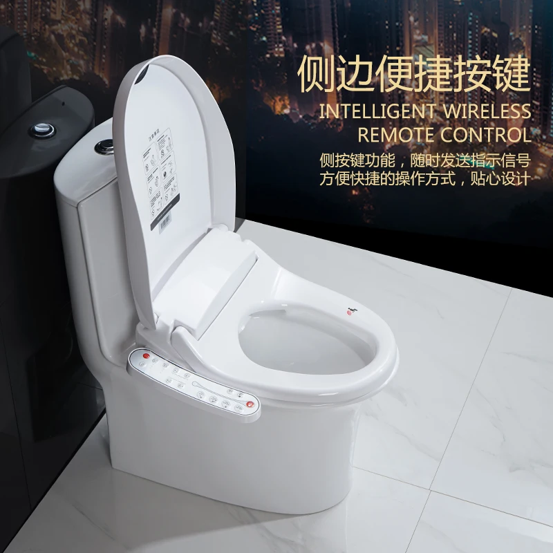 STLF Selora Capa de assento de vaso sanitário multifuncional inteligente com descarga automática