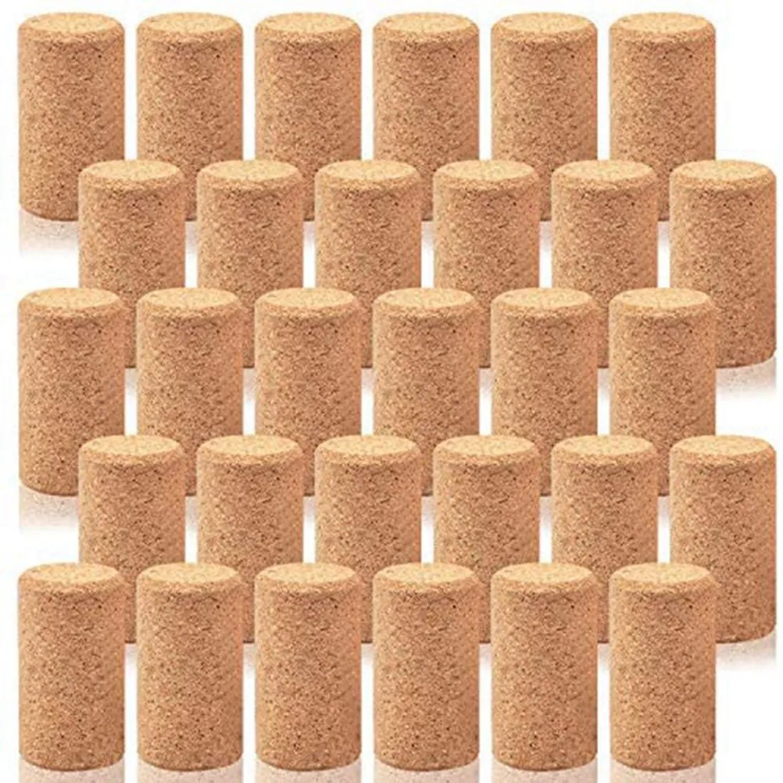 

50 Pcs Straight Wood Cork Plugs Wine Bottle Cork Stoppers Wine Corks for Wine Beer Bottles Sealing Cap Beer Bottle Corks