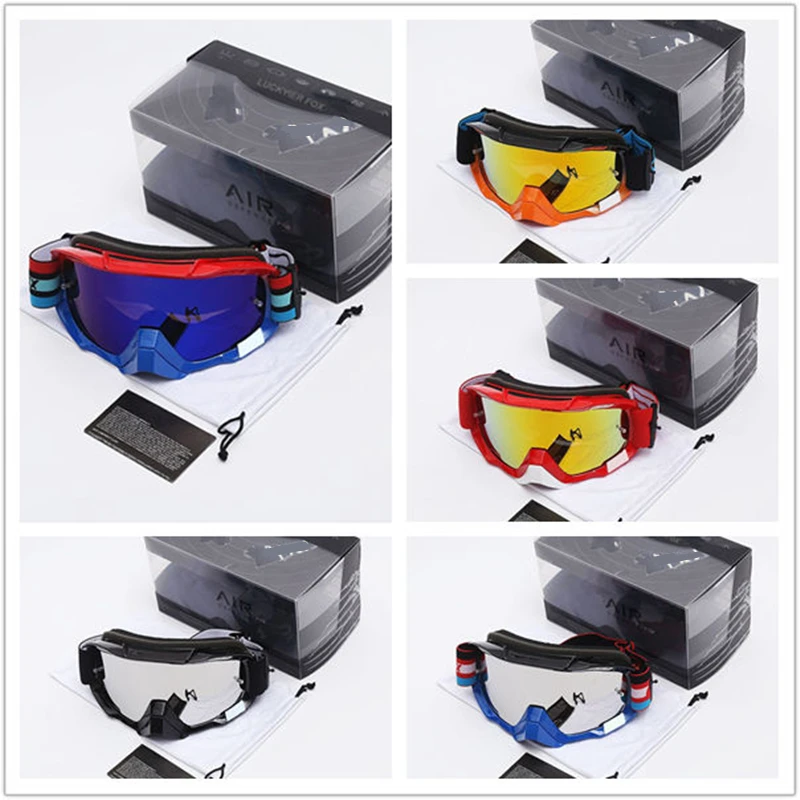 1 Set Motocross Goggles Combination Mountain Bike ATV UTV MTB Off-Road Motorcycle Racing Glasses Helmet Mask Gafas