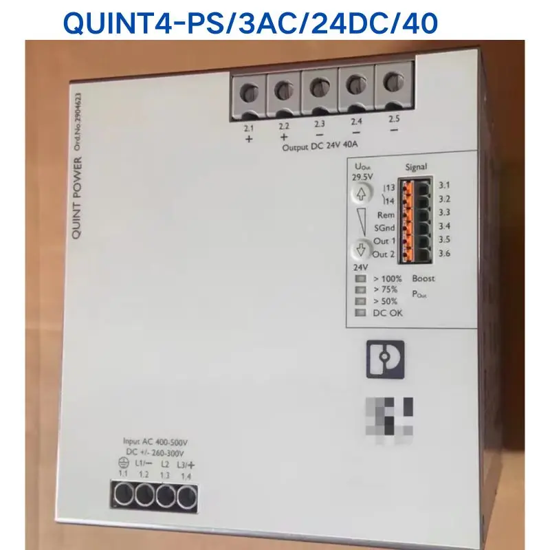 Second-hand test OK PHOENIX Power Supply QUINT4-PS/3AC/24DC/40  2904623