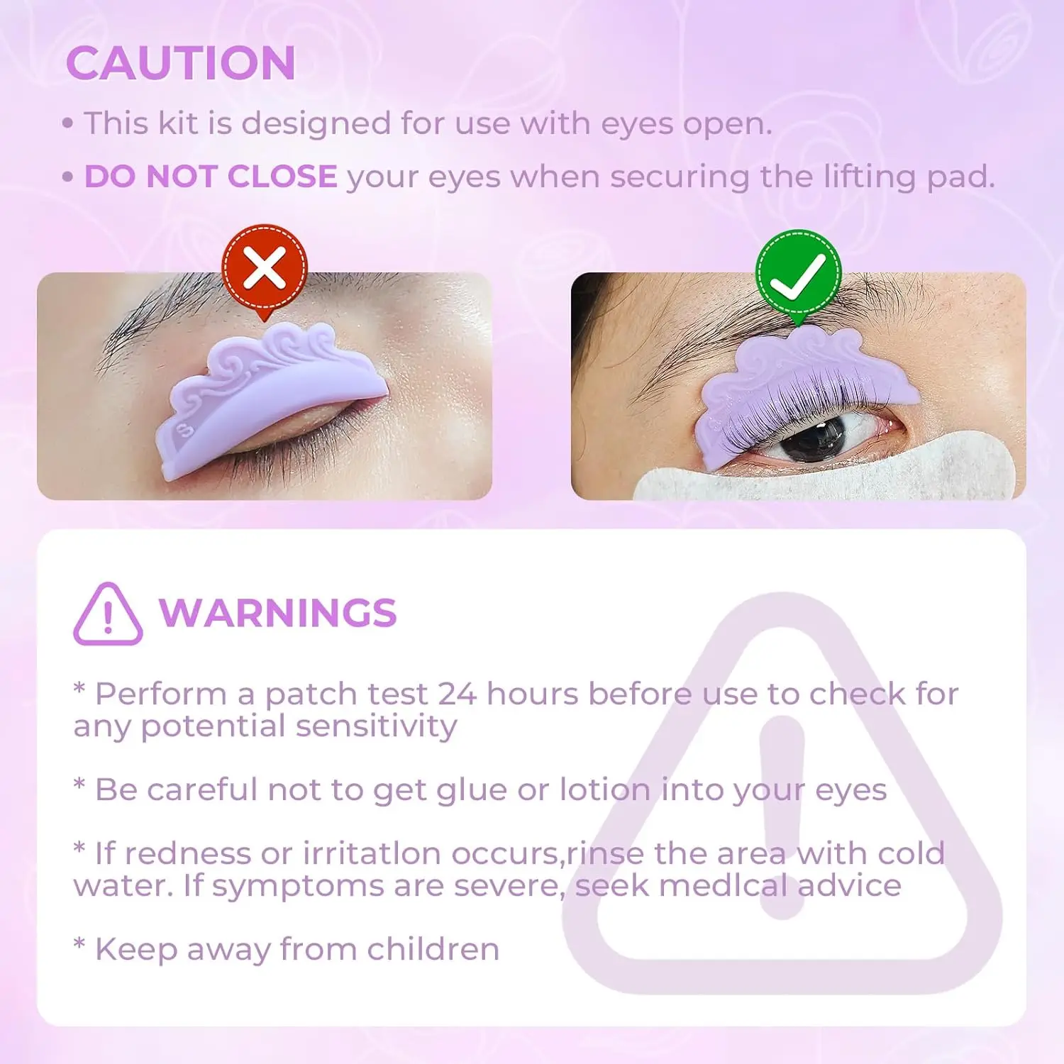 PERMANIA New Eyelash Lift Kit 2-in-1 Korean Eyelash Lift and Eyebrow Laminating Kit With Open Eyes Silicone Shields Soft Formula