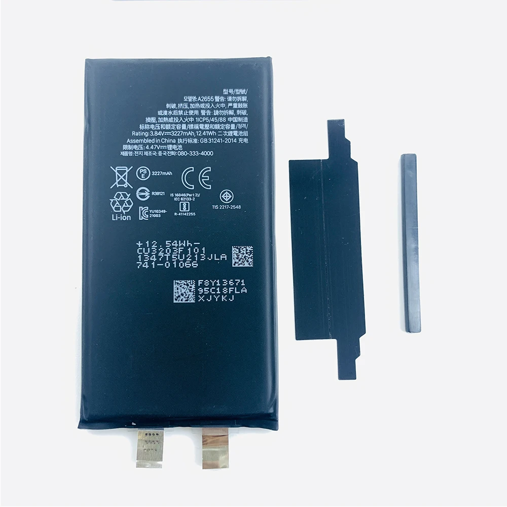 Vormir-Célula de batería sin Cable flexible para iPhone, reemplazo de piezas de reparación de mensajes No genuinos, 14Pro, 13, 11, XS, Max, XR, 12