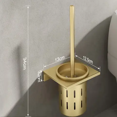 8 best sales guld toalettborste - №8