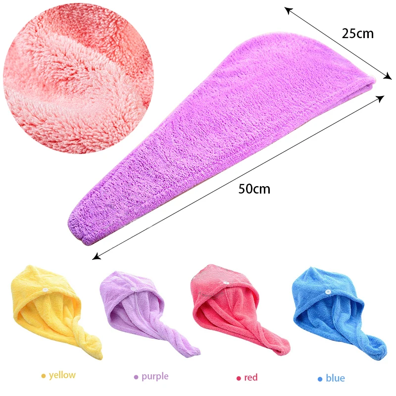 Women Microfiber Towel Hair Towel Bath Towels for Adults Home Terry Towels Bathroom for Drying Hair