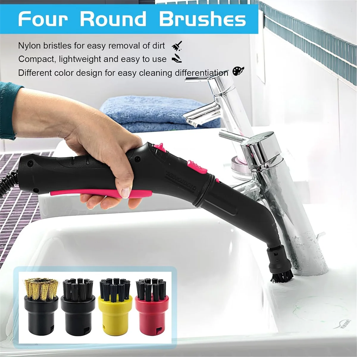 Набор аксессуаров для пароочистителя EQAZ, набор салфеток из микрофибры для пароочистителей Karcher SC 2, SC 3, SC 4, SC 5, детали EasyFix