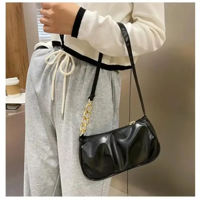 

Practical New 1 Pcs Cloud Pleated Causal Handbag Women's Dumpling Tote Armpit Bag Shopping Shoulder Bags Underarm Bag