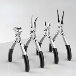 5 inch High-carbon steel Jewelry Pliers Needle Nose Pliers  Side Cutting Pliers Jewelry Making Hand Tool