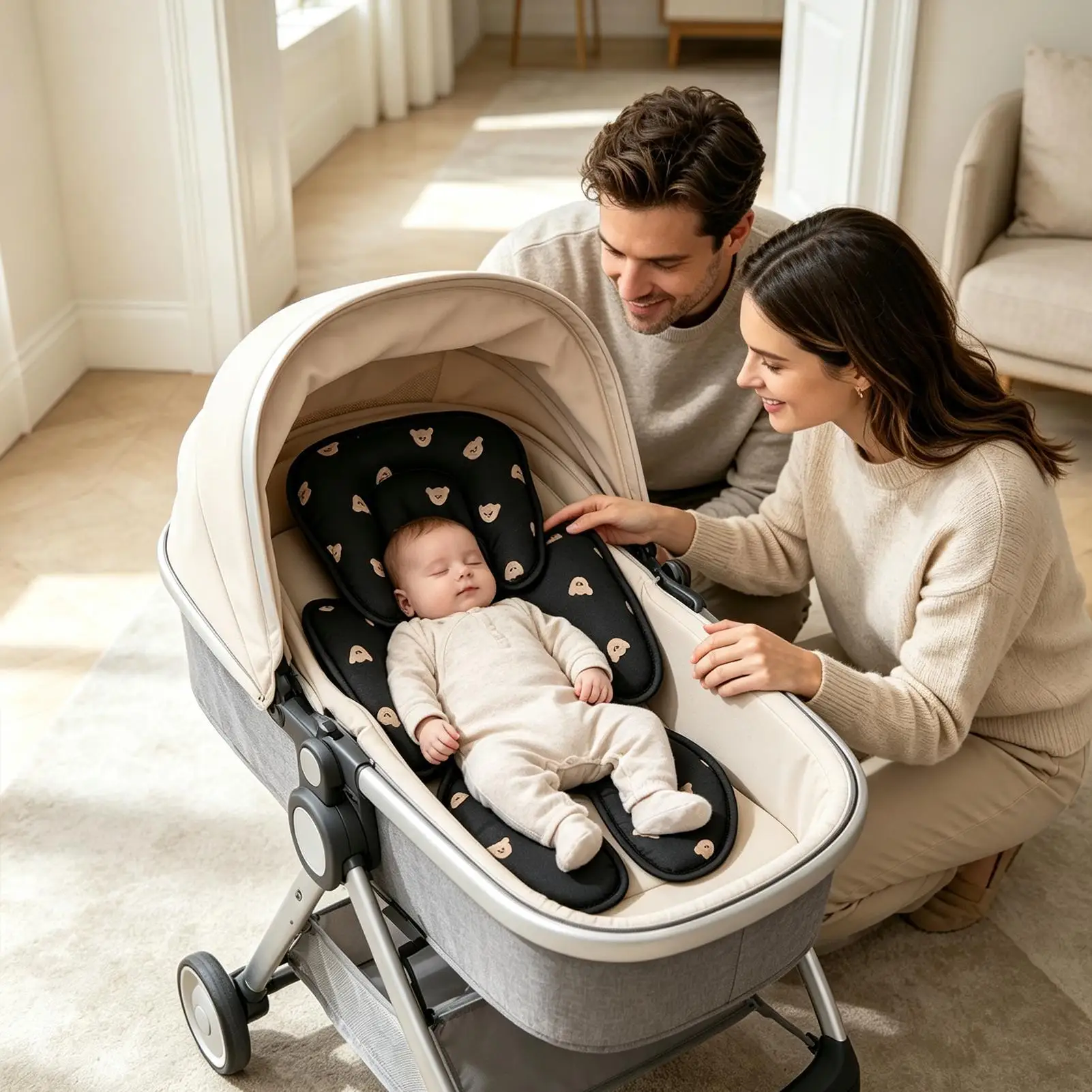 Car Seat Insert For Kids Body Support Vehicle Chair Protector Base Vehicle Seat Cushion For Boys Girls Truck Stroller Automobile