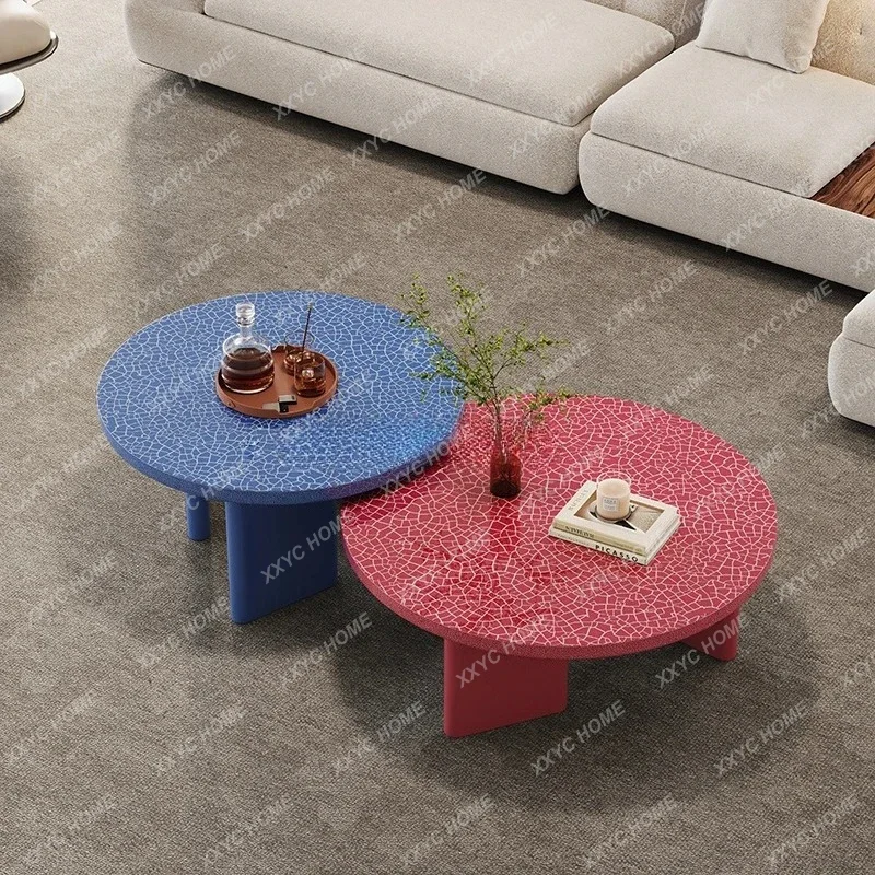 

A Coffee table living room household high-end piano paint coffee table light luxury