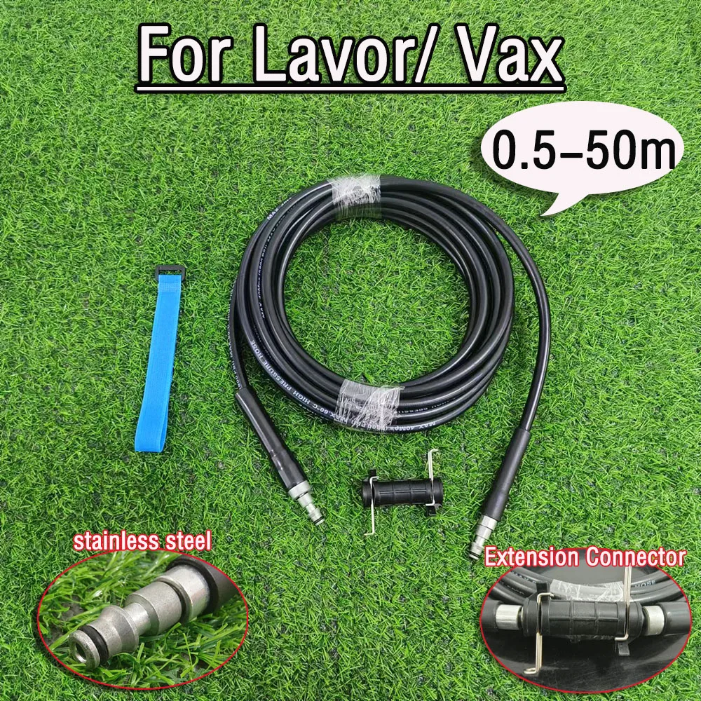 

50m Anti deformation High-pressure cleaning hose Extension Hose pipeline sewage dredging car washing hose sutable for Lavor/Vax