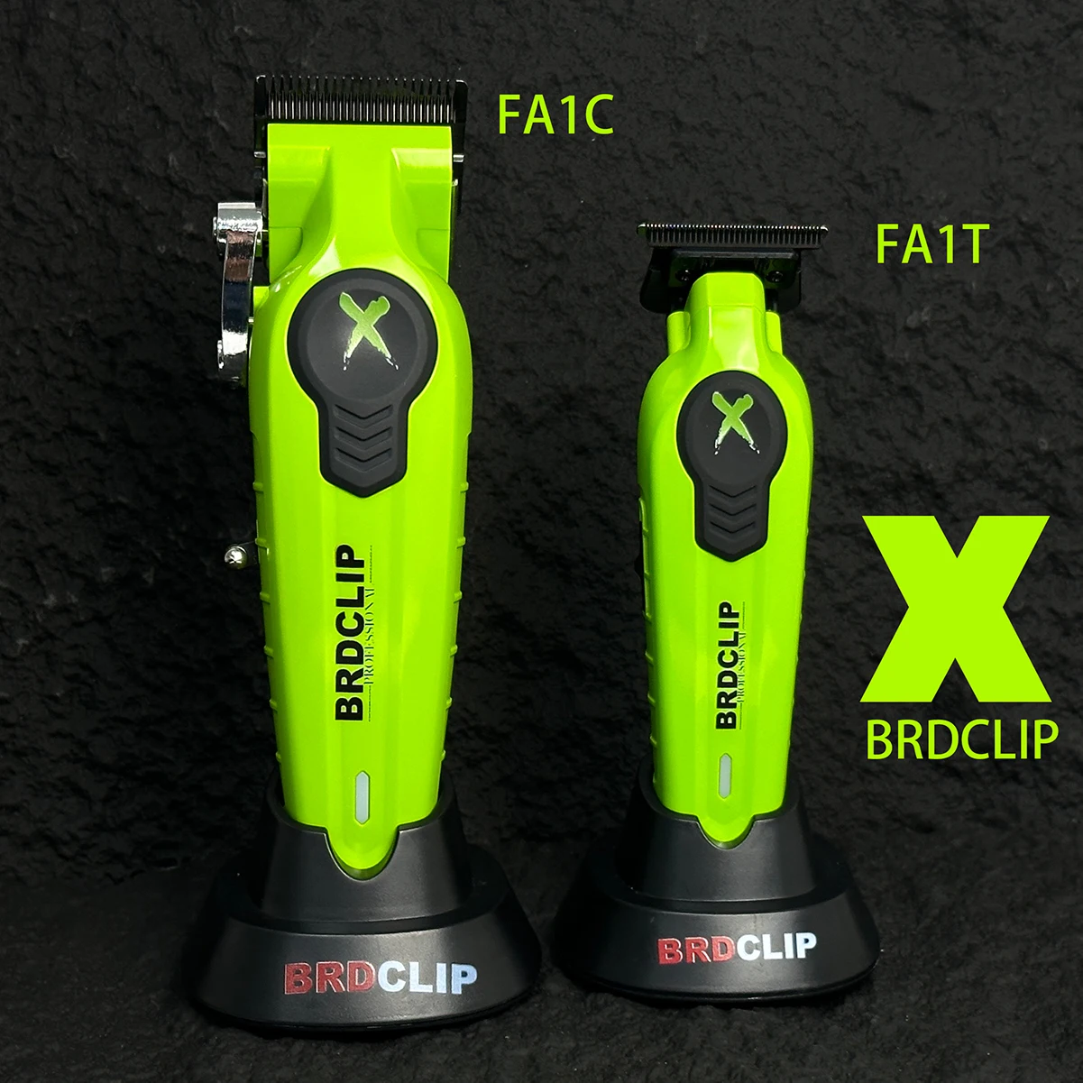 BRDCLIP FA1C NEW 7500RPM Barber Professional Hair Clipper High Speed Motor 2500mAh Electric Trimmer DLC Blade With Base