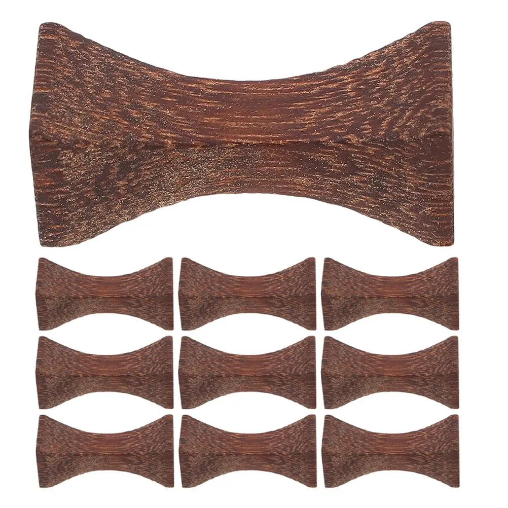

10 Pcs Chopstick Rest Wood Holder Clean Wing Wood Japanese Utensil Stand Cute Racks Wooden Spoon Cutlery