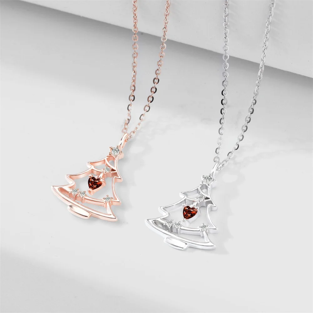 

Европейский и американский осенне-зимний рождественский аксессуар, серебро 925 пробы, нишевое женское рождественское ювелирное ожерелье премиум-класса INS