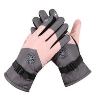 Multicolor Winter Ski Gloves Waterproof Full Finger Touch Screen Gloves Windproof Thermal Ultralight Warm Mittens Motorcycle