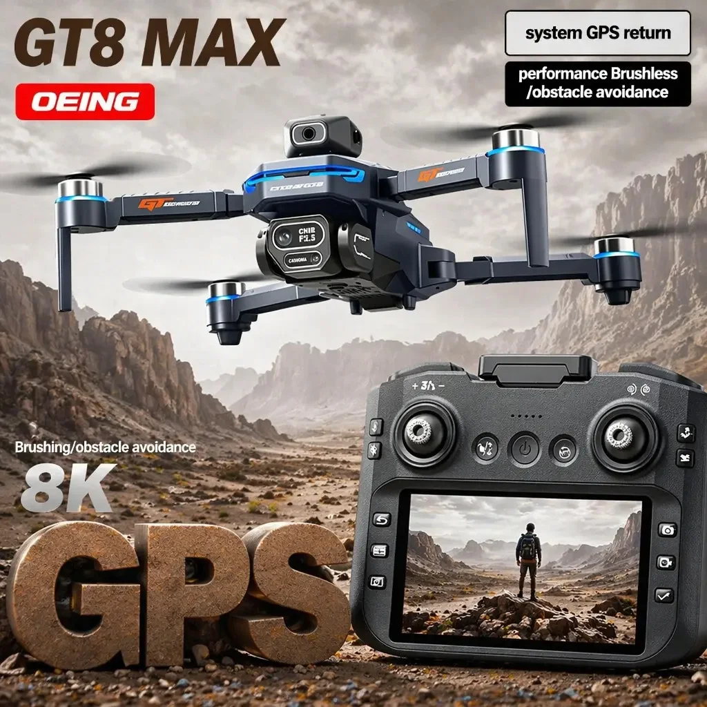 professional-aerial-rc-drone-gt8-8k-dual-camera-fpv-brushles-obstacle-avoidance-screen-remote-control-mini-quadcopter-flying-toy