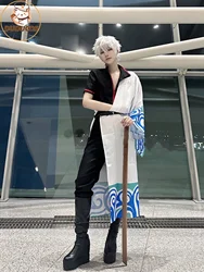 Anime Gintama Cosplay Costume Sakata Gintoki Kimono Cosplay Japanese Animation Suits Hallween For Men Women Gifts