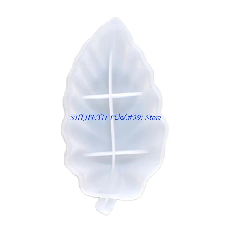 

E21f Серверная доска плесени в форме листья лотка для фруктов DIY Пластинка для плесени