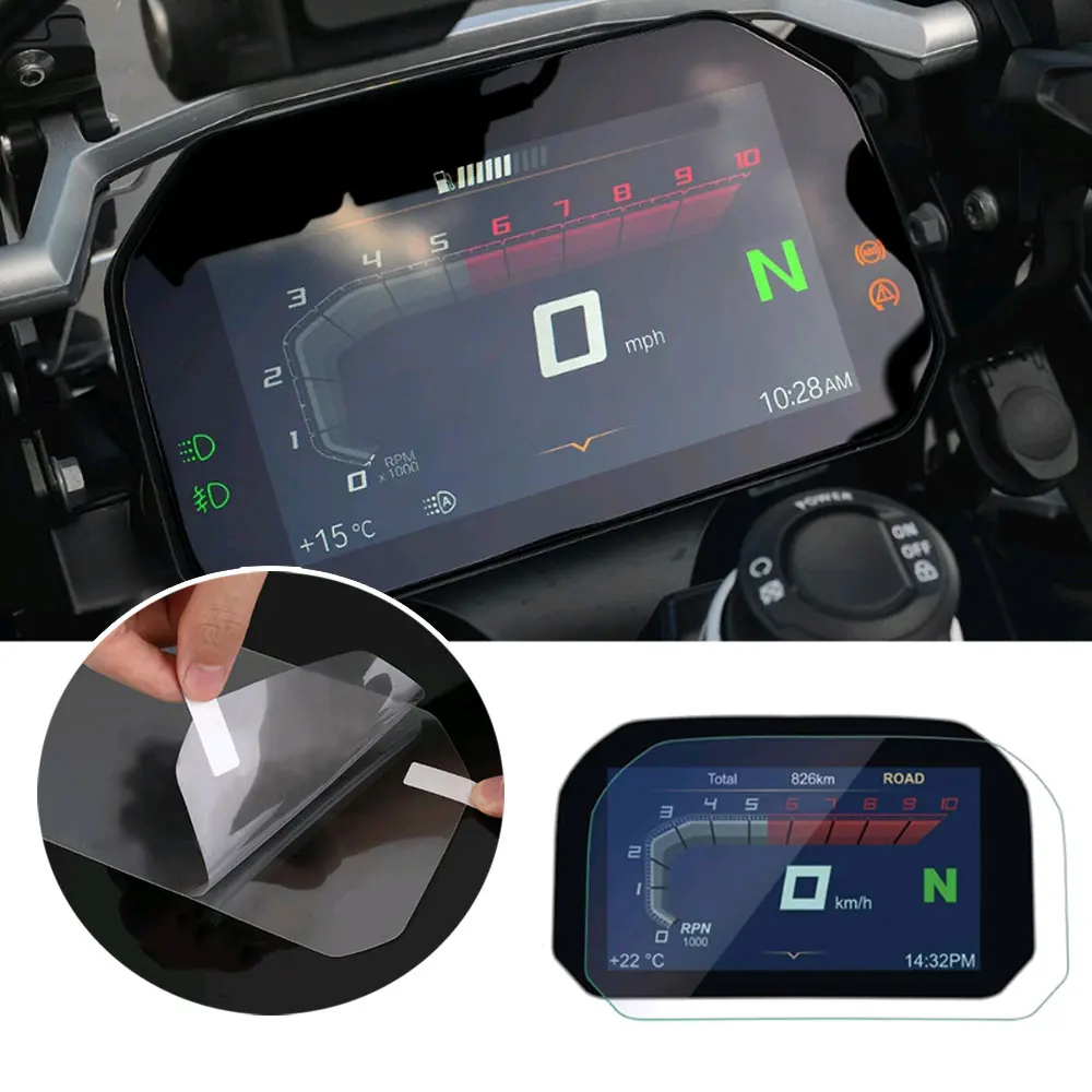 HD Scratch Protection Cluster Screen Dashboard Film for BMW GS 1200 1250 GS LC Adventure Adv BMW R1200GS R1250GS LC Adventure