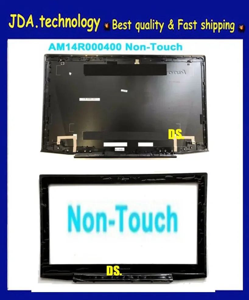 New/Orig for 15.6 inch Y50 Y50-70 Y50-70A Y50-70AM-IFI Y50-70AS-IS Y50-80 LCD back cover AM14R000400 +bezel cover, Non-touch