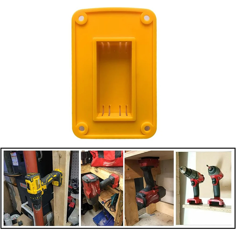 5Packs Werkzeug Halter Dock Wand Halterung Lagerung Rack Für Dewalt 14,4 V-20V Für Milwaukee 18V befestigungs Geräte Bohrer Werkzeuge Halter – Detail 10