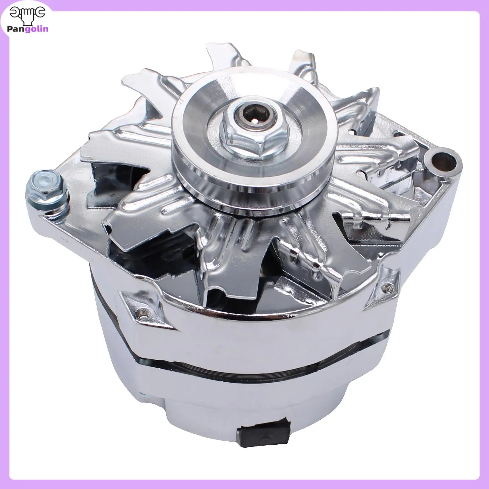 1pc 110Amp Chrome Alternator ADR0335-C For GM 305 350 BBC SBC Car Parts