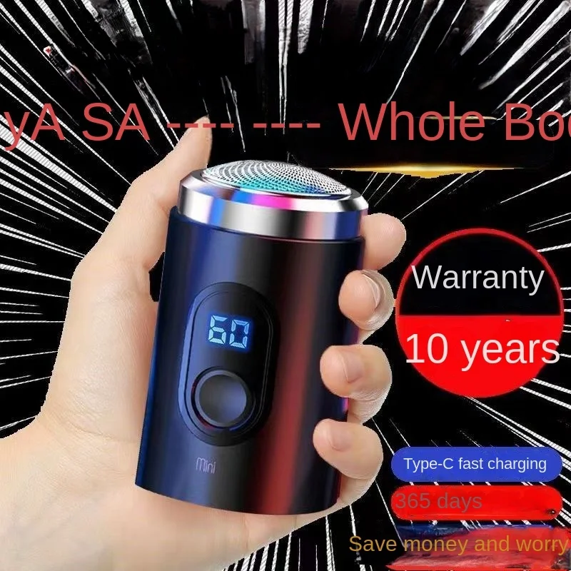 Shaver Electric Shaver USB Charging Silent Men's Whole Body Water Wash Mini Portable 2023 New Shaver