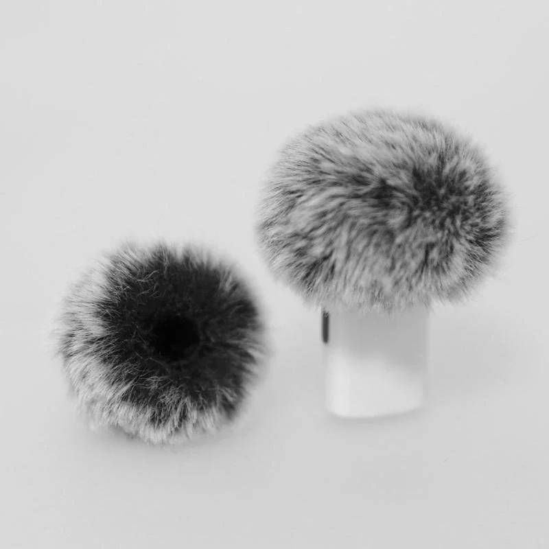 Muff pára -brisa peludo para microfone externo para K10 Microfones Lavalier sem fio K10 CAPA LAPEL CAPA