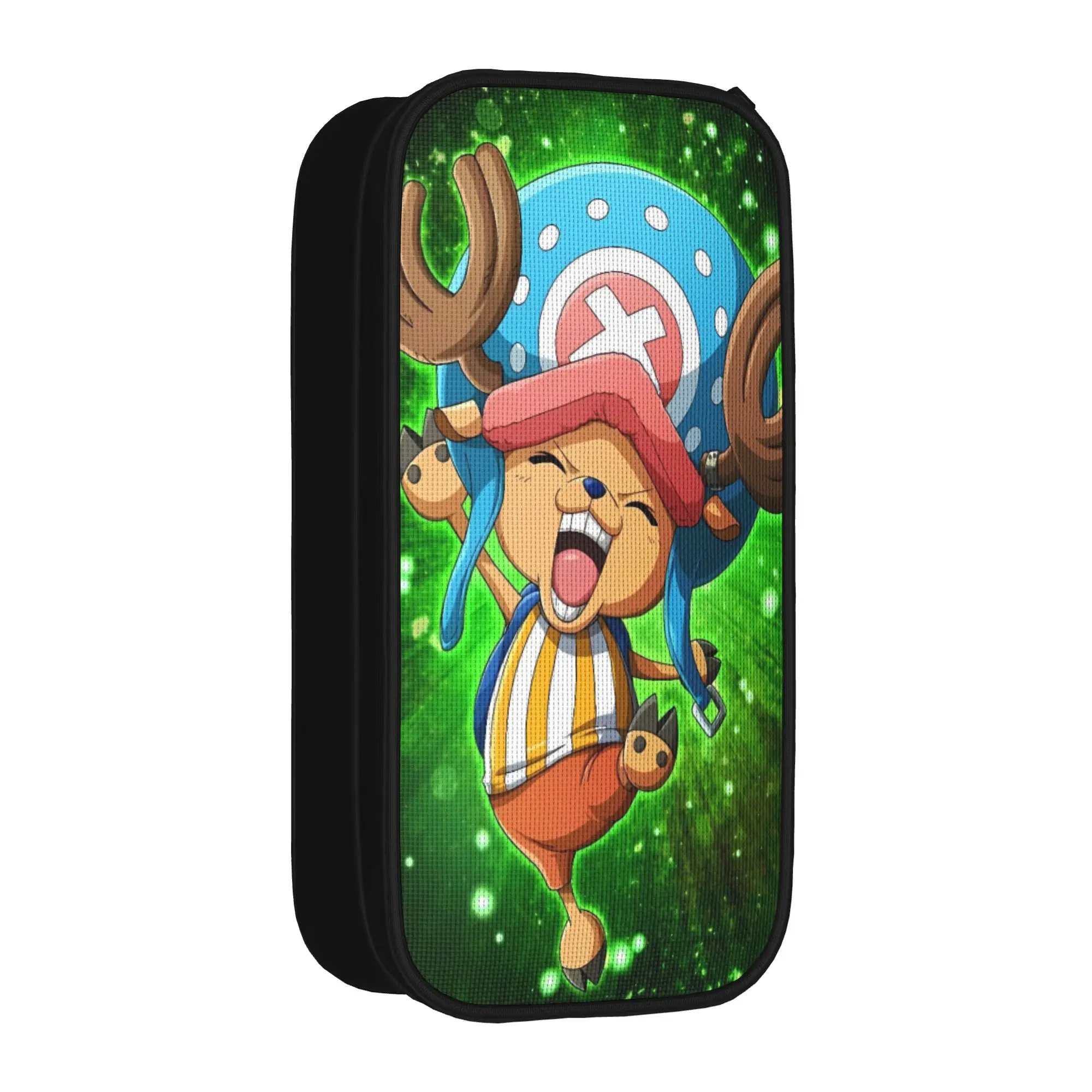 Tony Chopper Pencil Case Ones Pieces School Pencil Cases Zipper Girls Boys Kawaii Big Pen Box School Supplies