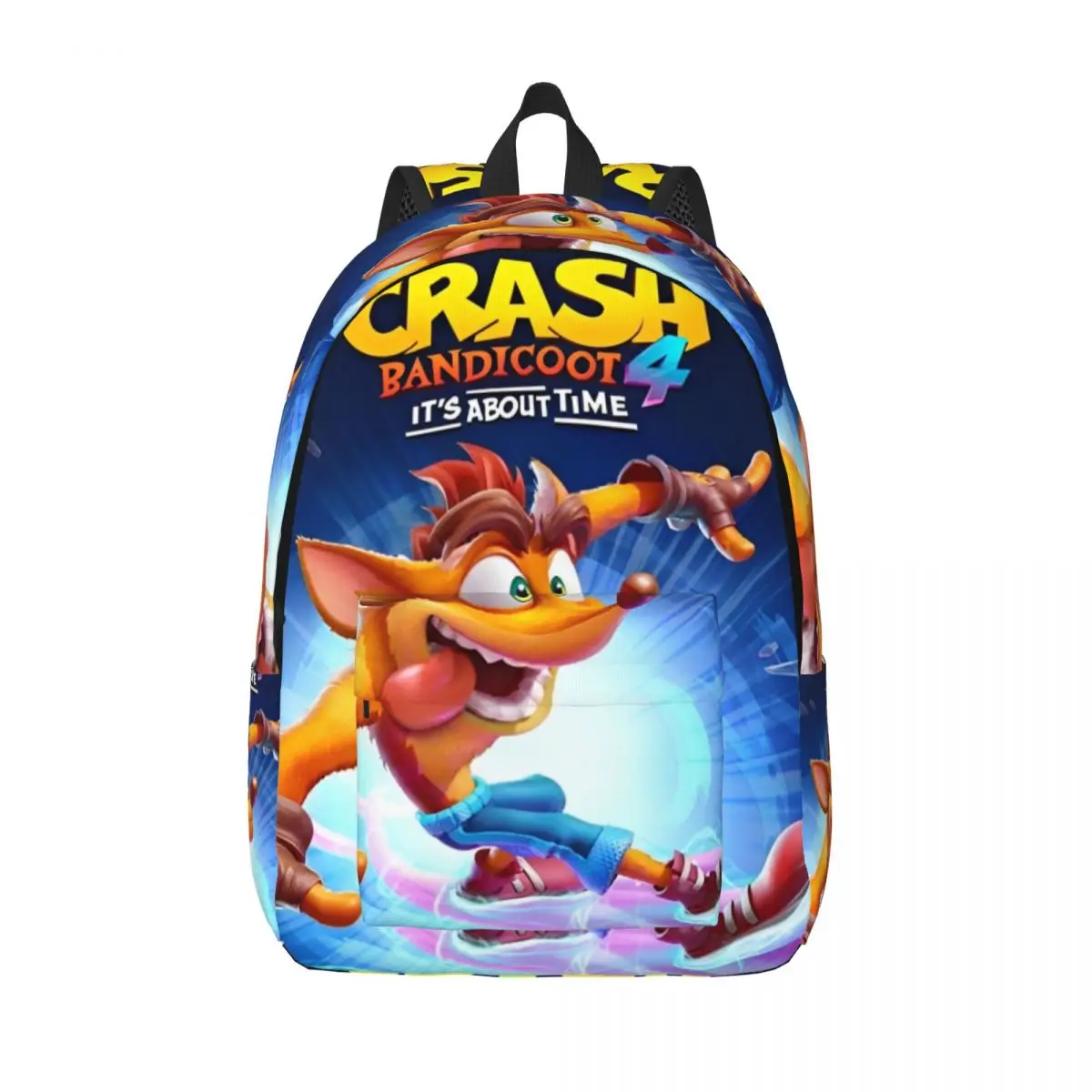 

Crash Team Rumble Game Модный рюкзак Открытый школьный рабочий рюкзак для мужчин и женщин Сумка на плечо для ноутбука