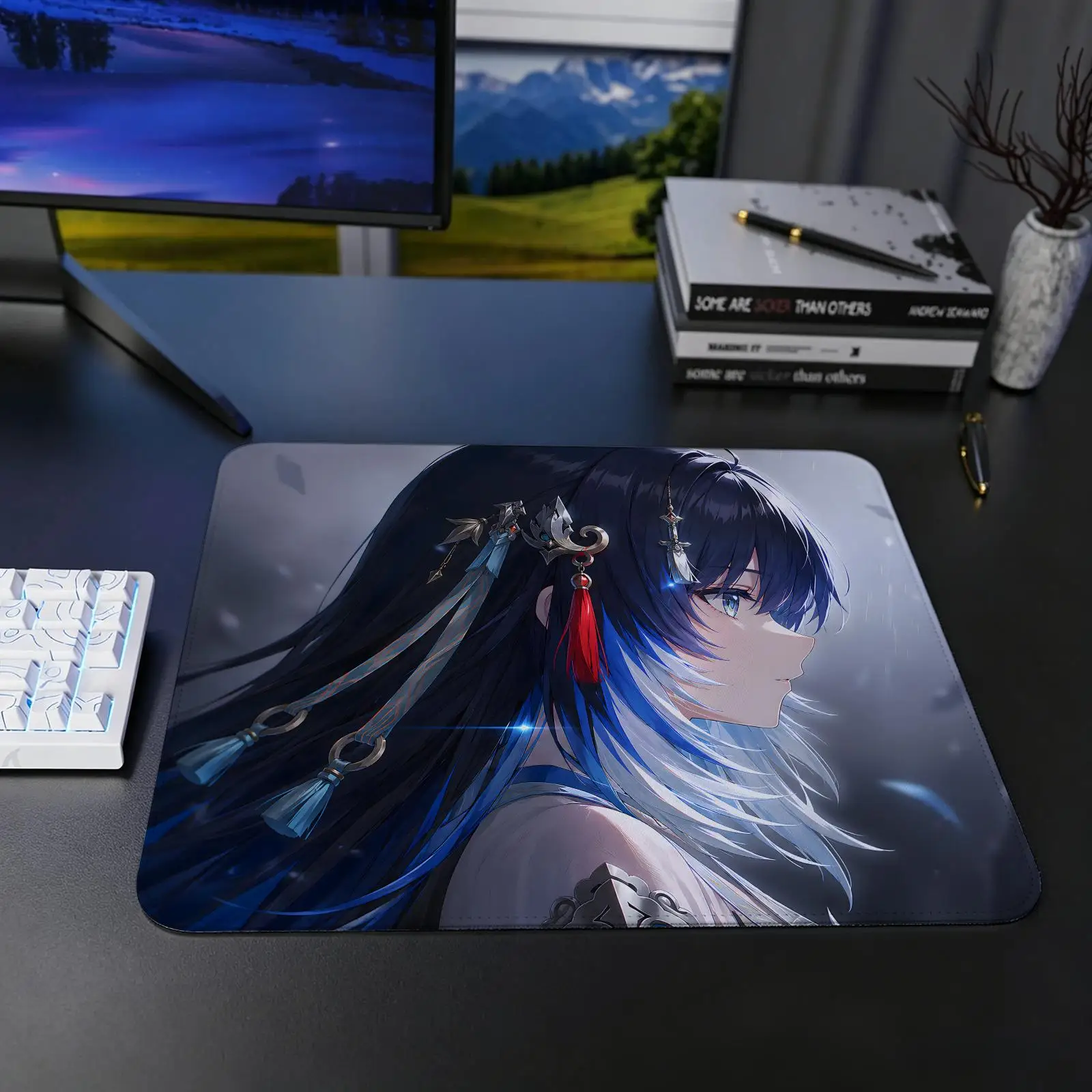 Wuthering Waves YangyangXuanling Regular gaming mouse pad S/M/L size Office mouse pad Laptop desk mat Stitched edge mouse pad