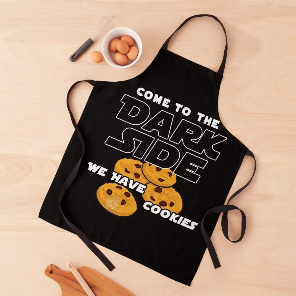 

Come to the Dark Side... We Have Cookies (Variation 1) Apron Goods For Home And Kitchen professional hairdresser bib Apron