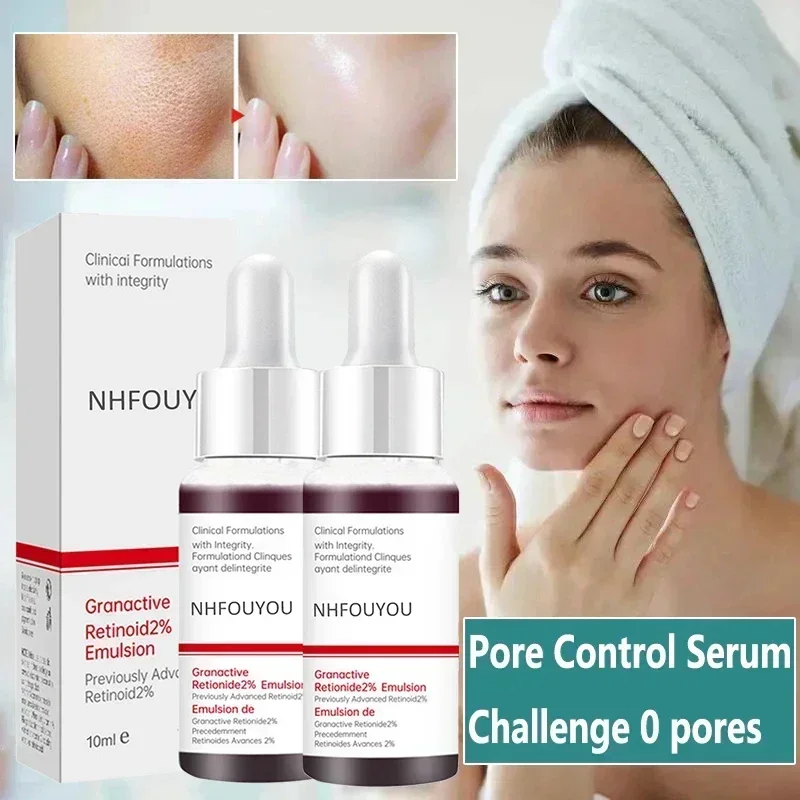 Soro De Encolhimento De Poros, Remoção Facial, Apertamento De Poros Grandes, Reparação Facial, Essência Minimizadora, Beleza Do Cuidado Da Pele