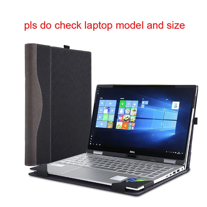 

New Cover For Dell Xps 9365 9380 9305 9360 9350 9370 9343 13.3 inch Detachable Laptop Sleeve Case Pu Skin 13 Stylus