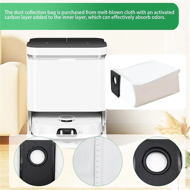 مجموعة ملحقات A20M لـ Eureka J15 Pro Ultra مكنسة كهربائية فرشاة جانبية رئيسية فلتر Hepa ممسحة أكياس غبار من القماش