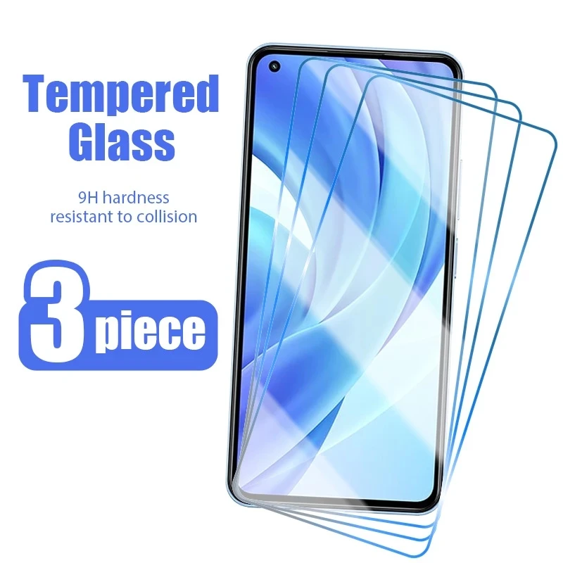 3Pcs Tempered Glass For Xiaomi 13 8 9 SE Redmi Note 11 12 Lite 5G 11T 10T Poco C40 F3 X3 F4 GT M4 X4 X5 F5 Pro Screen Protector