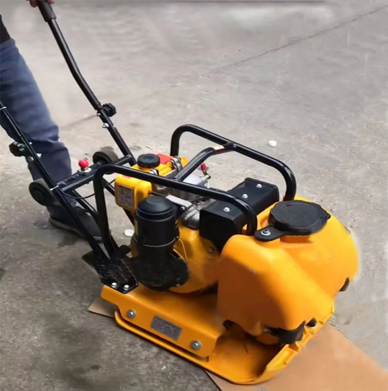 Ductile Iron Vibrating Soil Plate Compaction and Paving Machine for Compacting Asphalt in Soil