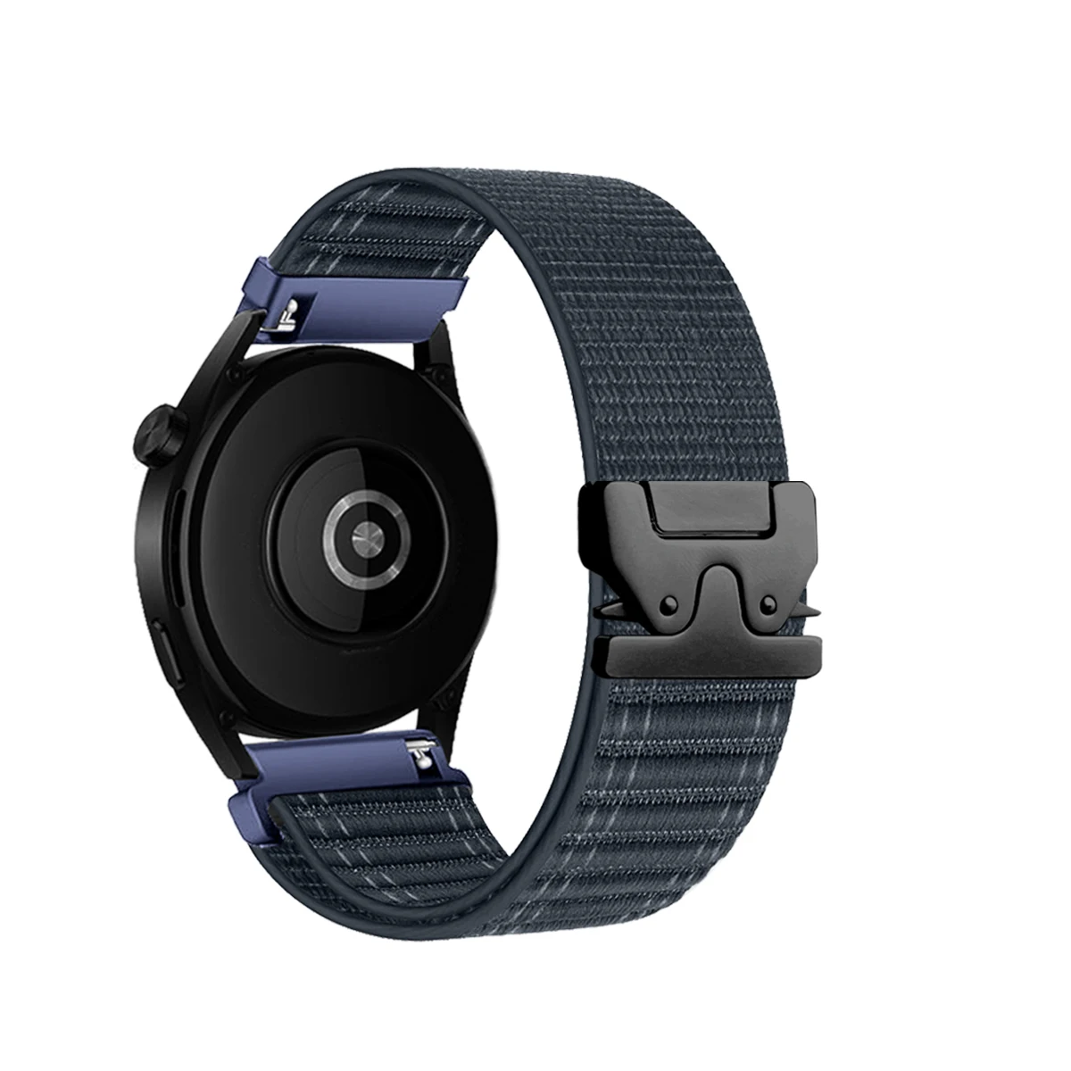18/20/22 mm Schnellverschluss-Nylonschlaufe für Samsung Watch 7, Fallschirmschnalle, elastisches Armband für Garmin Watch/Huawei GT Watch – Detail 8