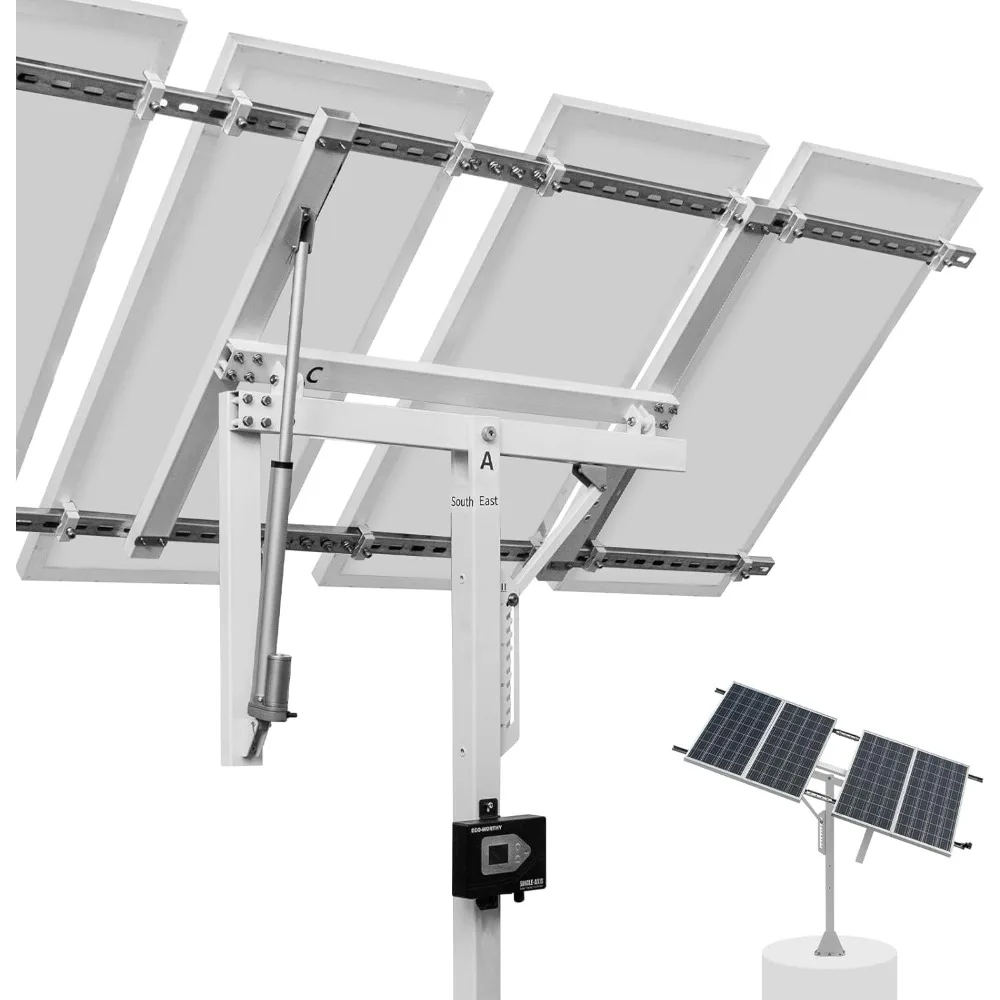 

Solar Panel Single Axis Tracking System (Increase 30% Power) with Tracker Controller,High Stability, Multi-Angle Adjustment