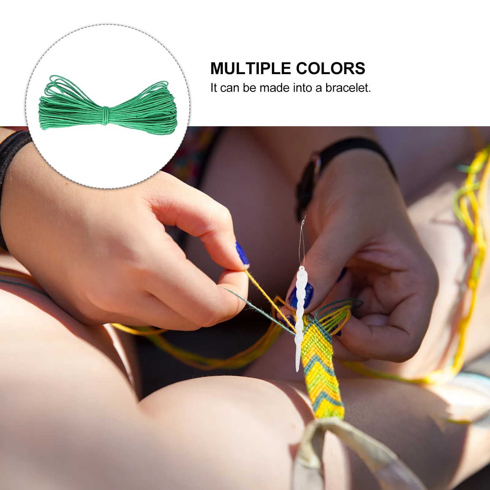 12 Bundles 10M 1Mm Cotton Cord Rope Set for DIY Bracelet Necklace Jewelry Making String Beading Hand Sewing Leatherwork Craft