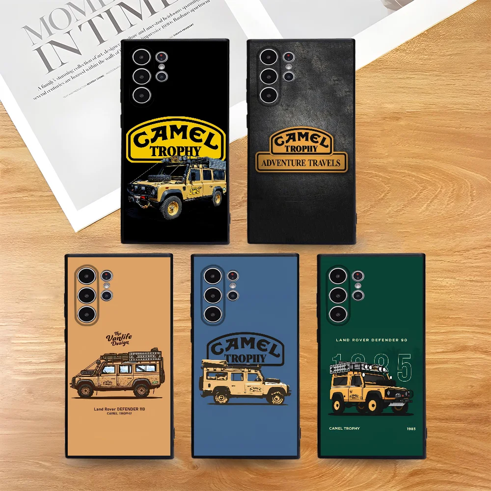 Camel T_Trophy L_Land R_Rover Phone Case Frosted Non-Slip Full Cover Case for Samsung Galaxy S25 S24 S23 S22 S21 S20 Ultra Plus
