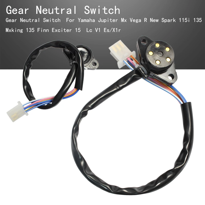 

Gear Neutral Switch For Yamaha Jupiter Mx Vega R New Spark 115i 135 Mxking 135