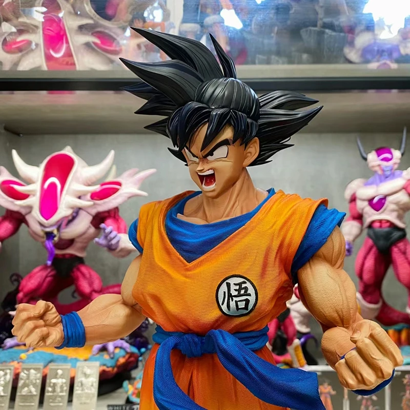 Anime Dragon Ball Son Goku Super Saiyan Figure Action Figure Model Desktop Ornaments Collectibles Models Anime Toys Gift for Kid