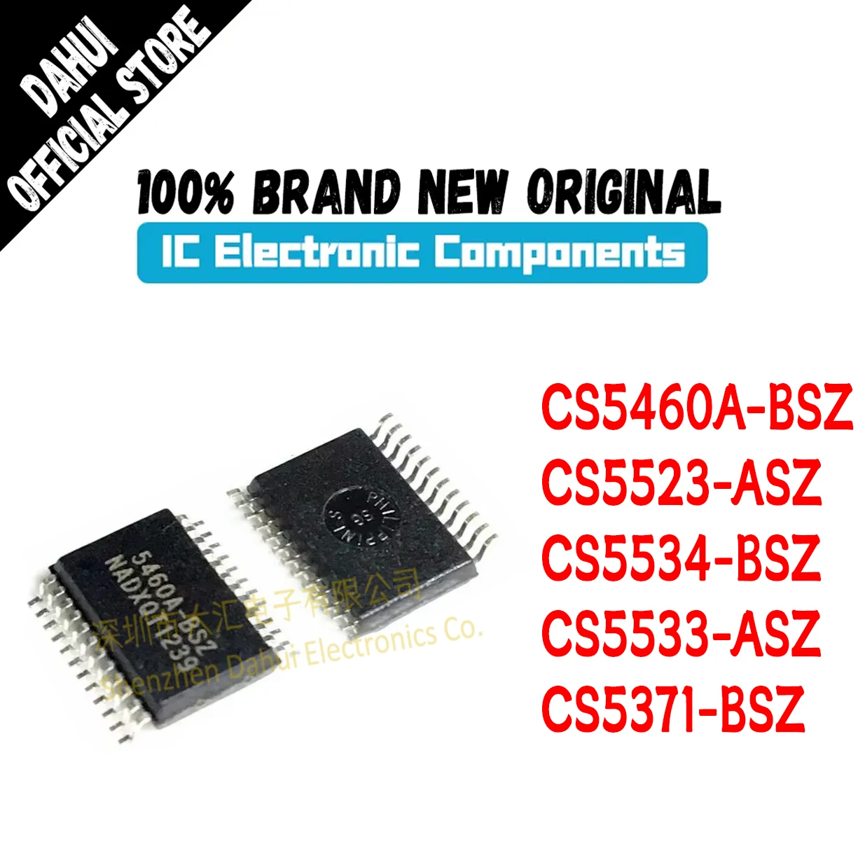 CS5460A-BSZ CS5523-ASZ CS5534-BSZ CS5533-ASZ CS5371-BSZ CS5460A CS5523 CS5534 CS5533 CS5371 IC Chip