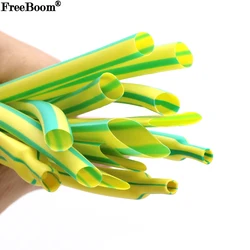 1~10m Heat Shrink Heatshrink Tube 2:1 Yellow-Green Diameter 0.6mm ~ 80mm Tubing Sleeving DIY Wrap Wire Repair Cable Protecctor