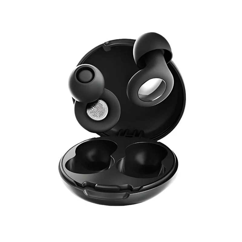 سدادات الأذن لإلغاء الضوضاء أثناء النوم 45db سدادات أذن لإلغاء الضوضاء للنوم من السيليكون قابلة لإعادة الاستخدام مع حافظة 8 أطراف أذن #6