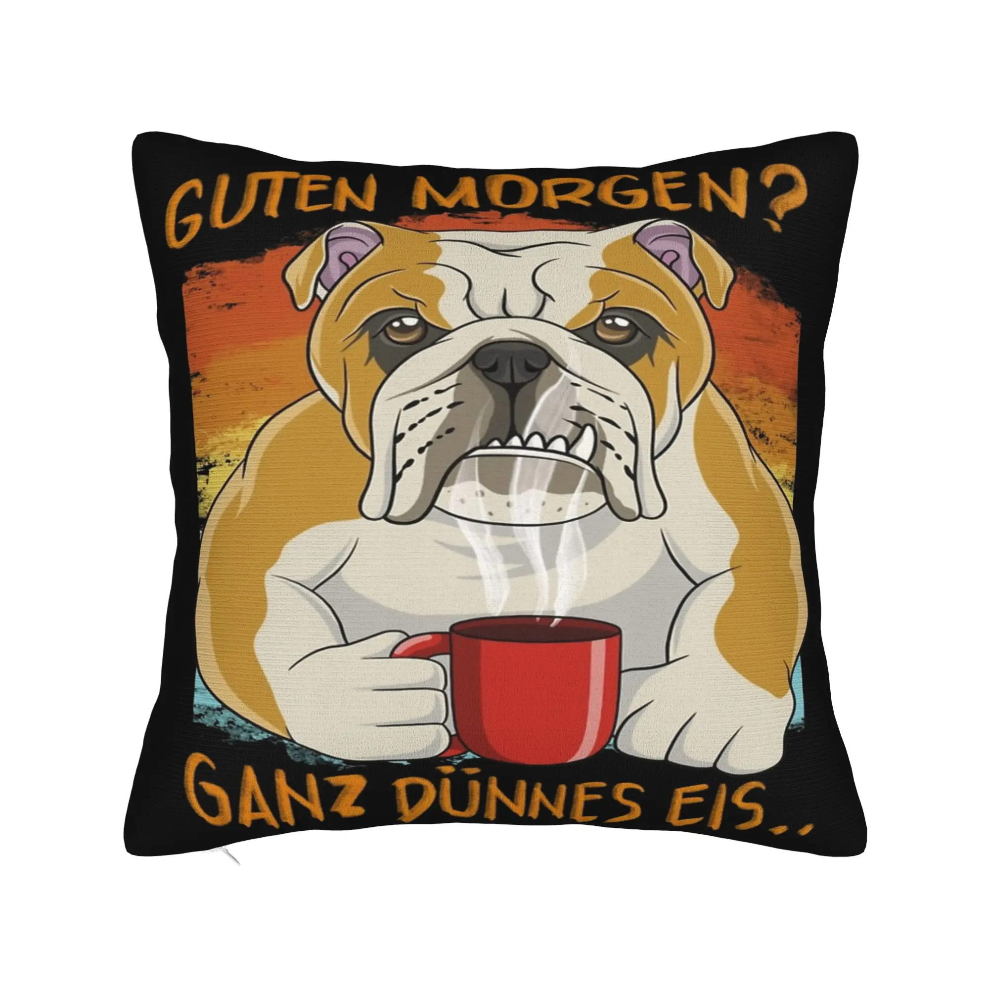Guten Morgen Ganz Dünnes Eis Pillow Cover Stuff Printed Cushion Cover Decoration  Throw Pillow Case Cover Car Multi-Size