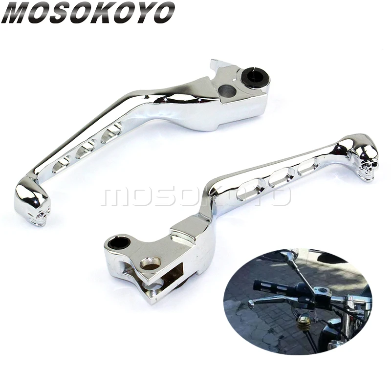 Skull Hand Brake Clutch Lever Motorcycle Accessories For Harley 48 72 883 1200 Sportster Custom Iron Dyna Wide Glide Low Rider